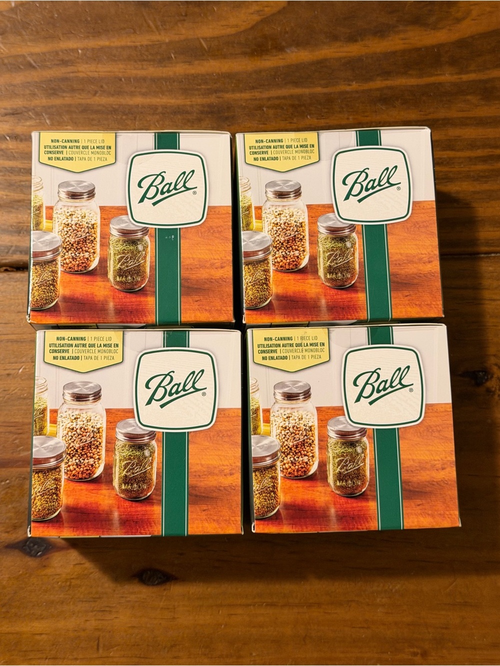 Ball Stainless Steel Regular Mouth Jar Lids Airtight  BPA Free 3-Pack 4 boxes